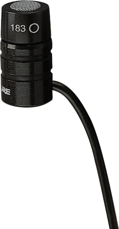 Микрофон петличный Shure WL183 Omnidirectional Condenser Lavalier Mic with 4' TA4F Cable микрофон петличный shure cvl b c tqg centraverse lavalier condenser mic with ta4f condenser