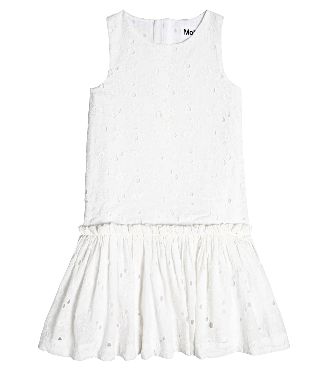 Платье Caylie с вышивкой английской вышивкой Molo, белый платье с английской вышивкой m белый
