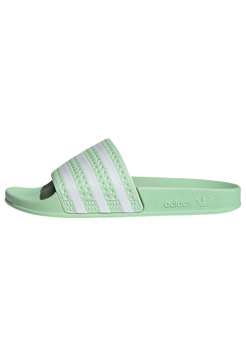 Туфли-мюли adidas Originals ADILETTE W, полузеленое искрящееся облако белое полузеленое искристое