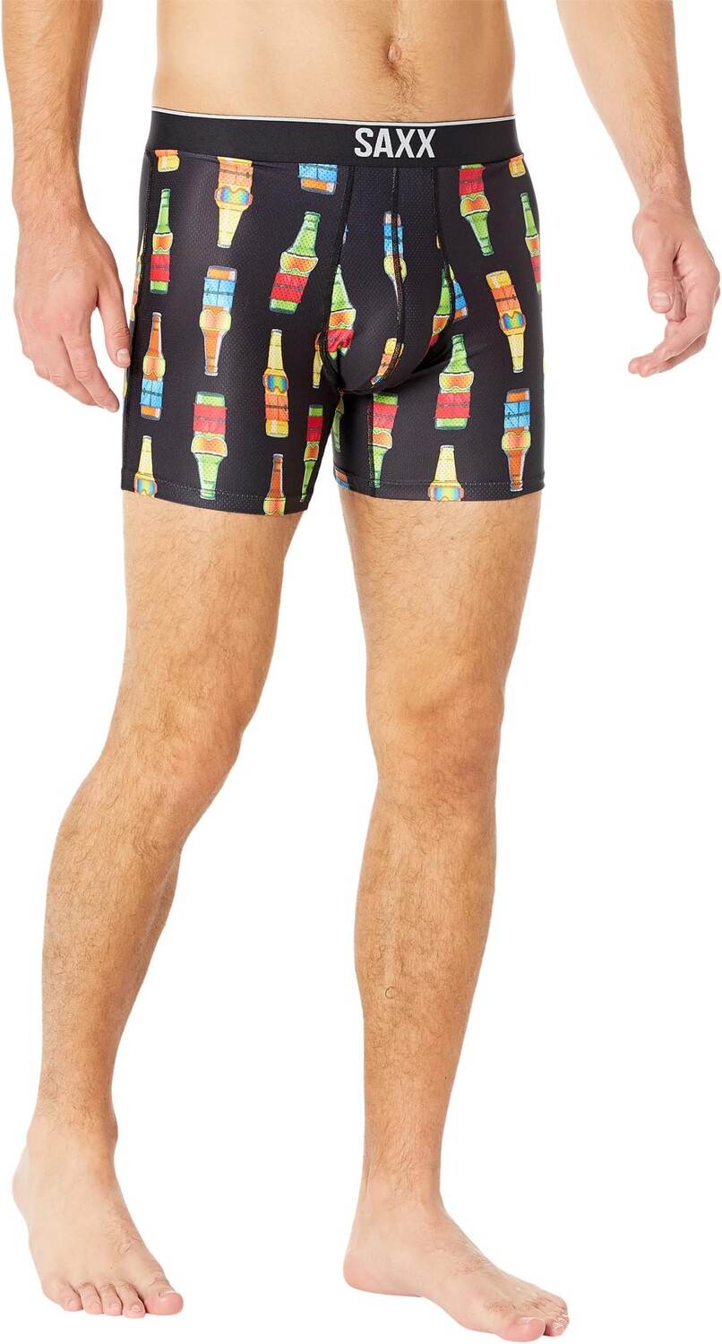 

Боксеры SAXX UNDERWEAR Volt Boxer Brief, цвет Beer Goggles
