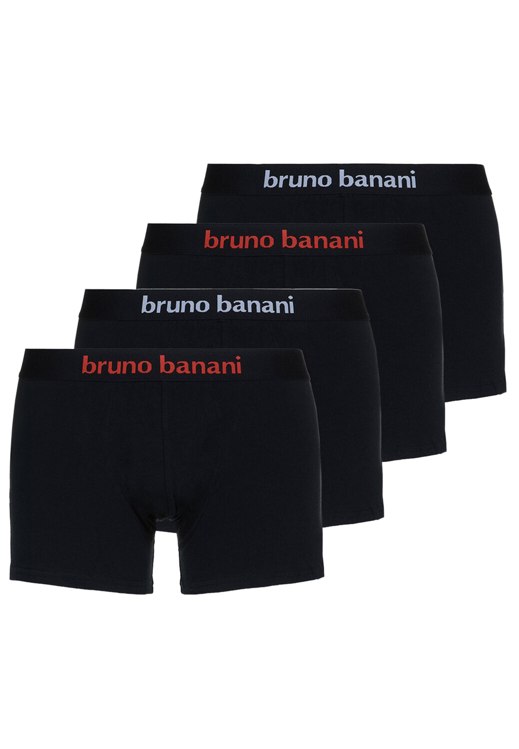 

Трусы Bruno Banani Retro Short/Pant Flowing, цвет Schwarz (Rot/Weiß)