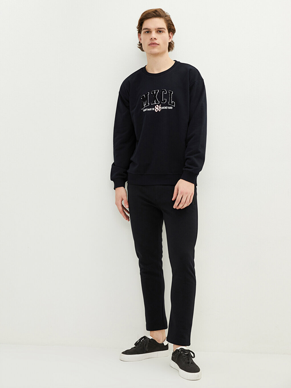 

Мужские спортивные штаны узкого кроя LCW Casual, новый черный