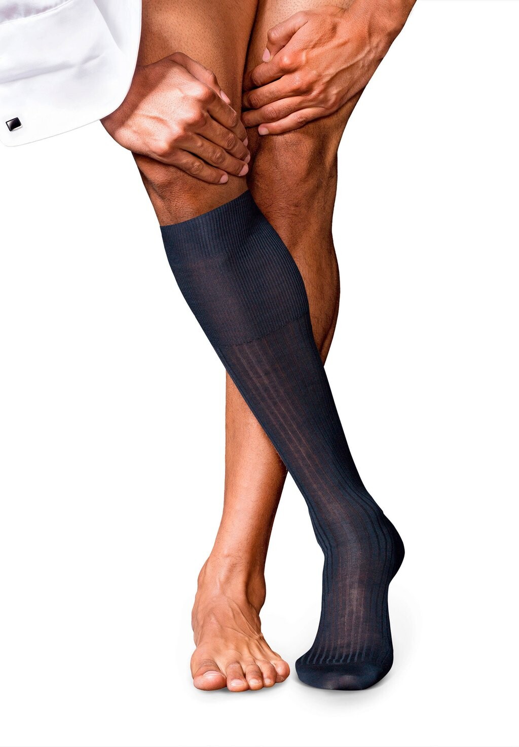 

Носки НЕТ. 10 PURE FIL D´ÉCOSSE LUXURY LINE FALKE, синие