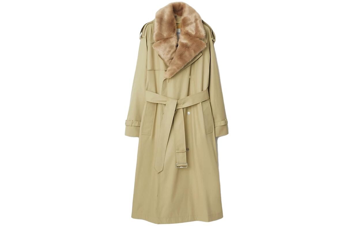 

Пальто женское хаки Burberry