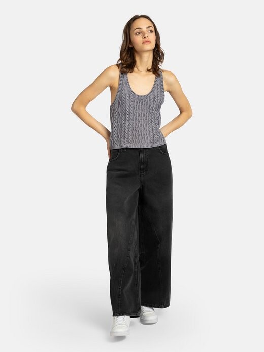 

Верхний кабель прилива Free People, серый