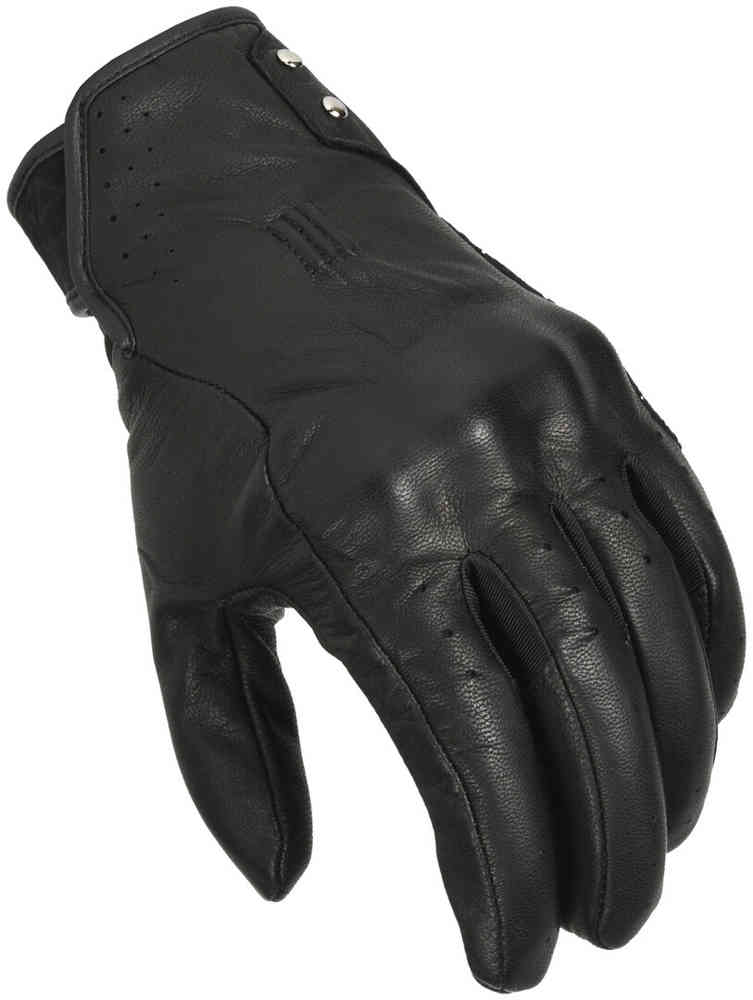 Перфорированные женские мотоциклетные перчатки Rouge Macna, черный