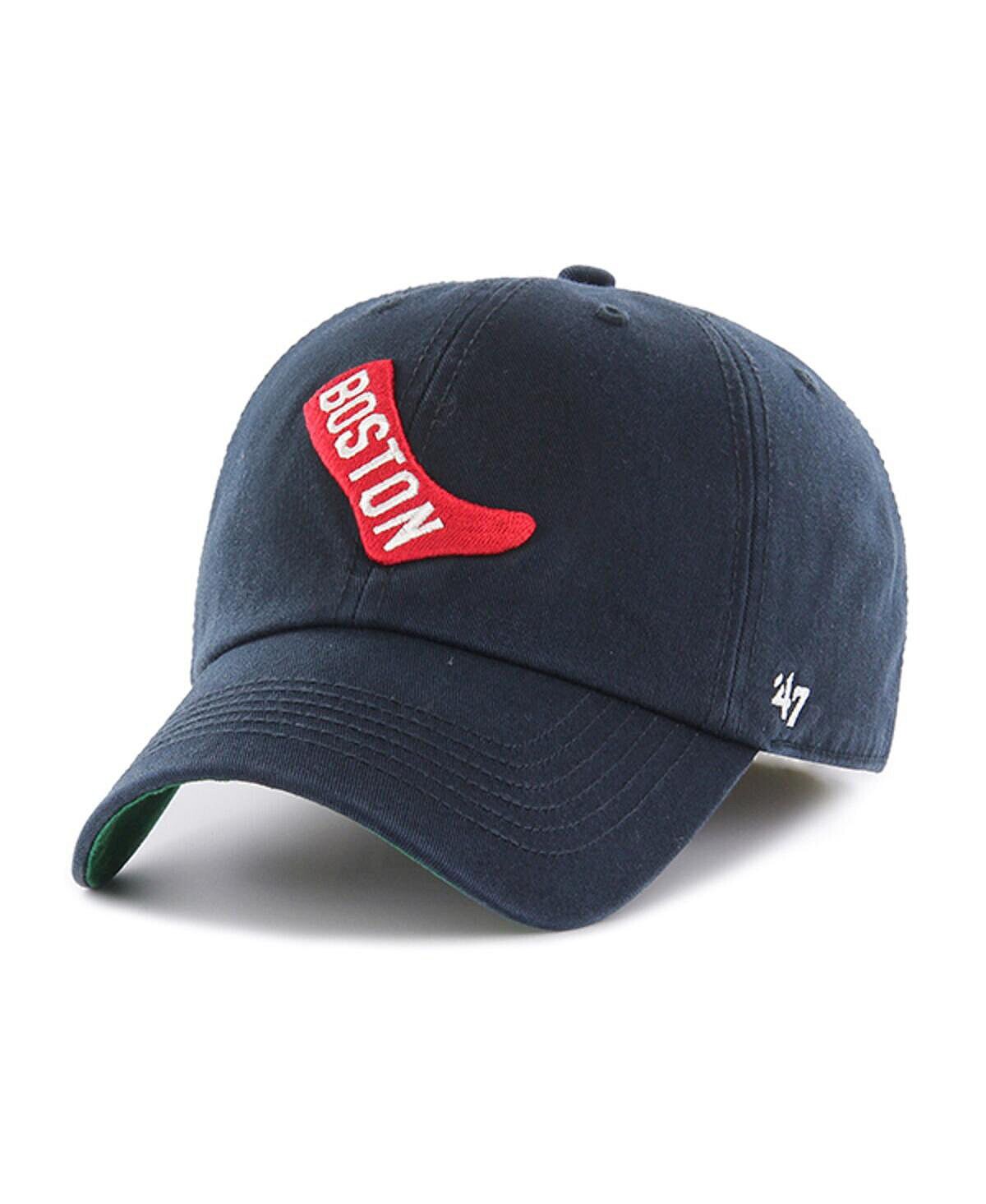 

Мужская темно-синяя шляпа с логотипом Boston Red Sox Cooperstown Collection Franchise '47 Brand
