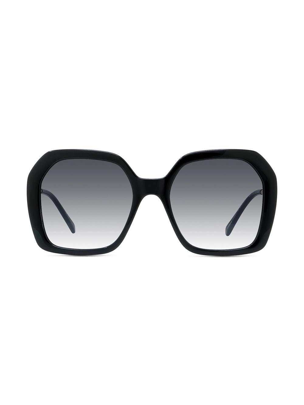 Солнцезащитные очки Falabella 54MM с геометрическим рисунком Stella McCartney, черный
