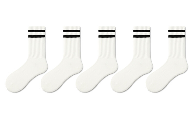 

Picking Up Socks Носки унисекс до середины икры Shiwaji, 2 черный + белый + темно-синий + зеленый
