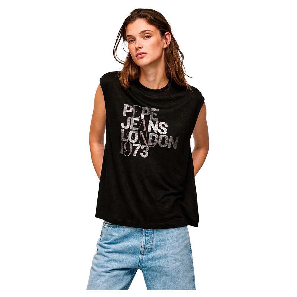 

Футболка с коротким рукавом Pepe Jeans Lidia, черный
