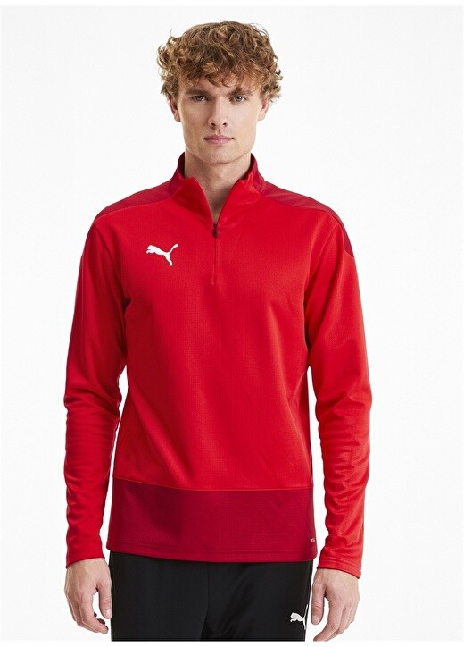 

Однотонная красная мужская толстовка Puma, Красный