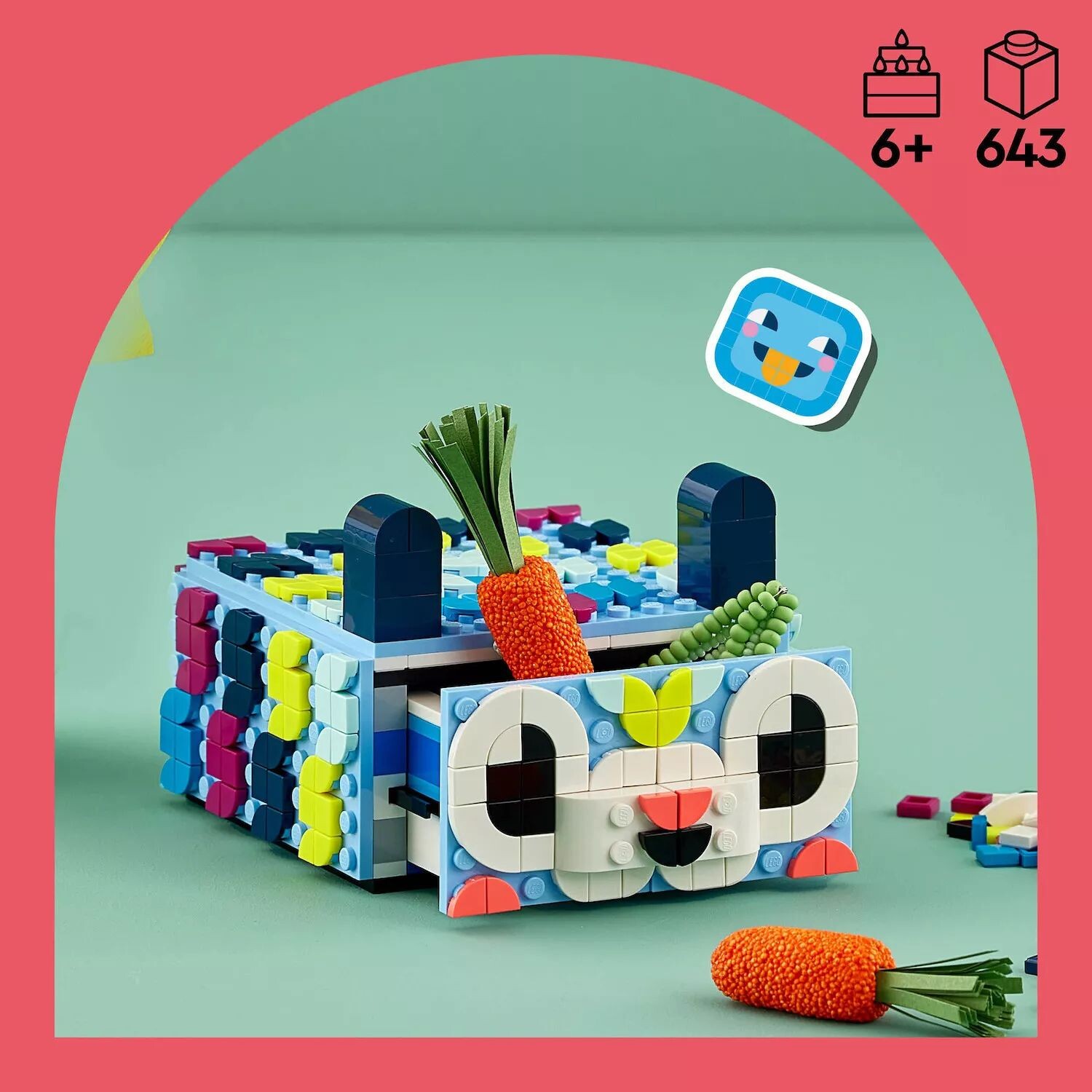 

LEGO DOTS Creative Animal Drawer 41805 Набор для творчества «Сделай сам» LEGO