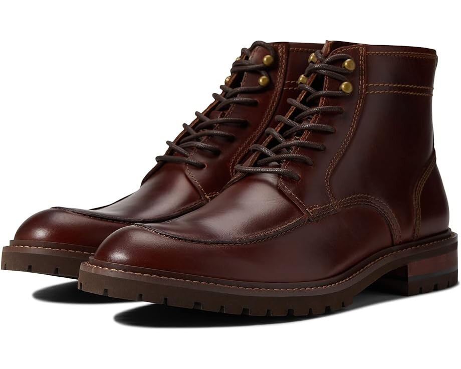 

Ботинки Johnston & Murphy Barrett Moc Toe Boot, цвет Mahogany Full Grain