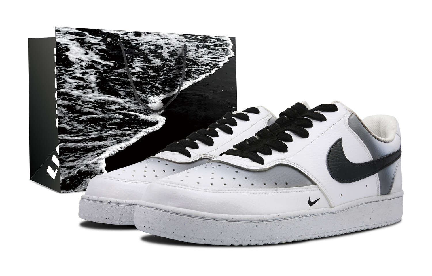 

Кроссовки Nike Court Vision 1 Skateboard Shoes Men Low-Top White