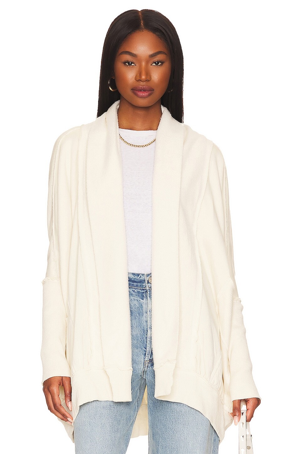 

Кардиган Free People Monday-friday, цвет Nilla Cream