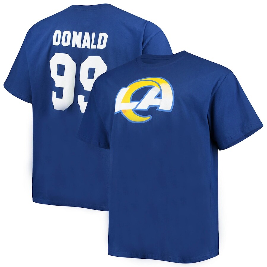 

Футболка с именем и номером Fanatics Branded Los Angeles Rams, роял