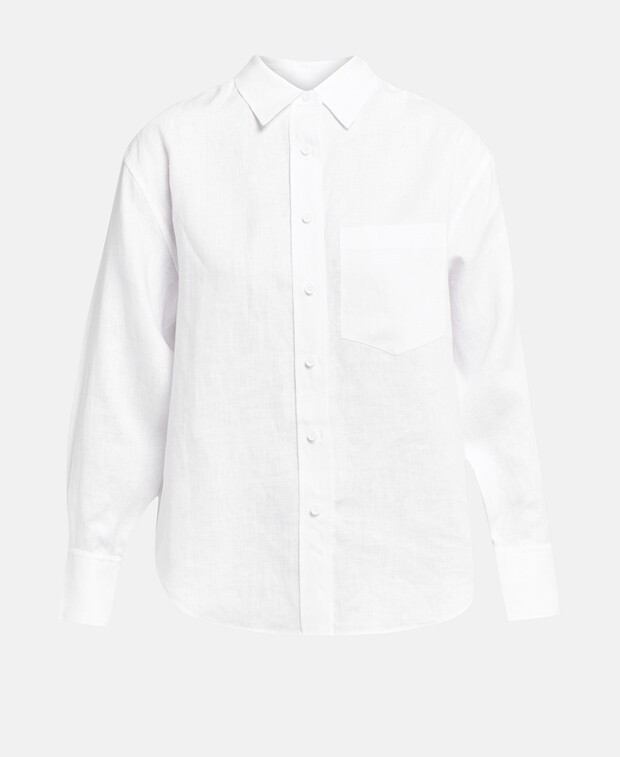 

Льняная блузка Calvin Klein, белый