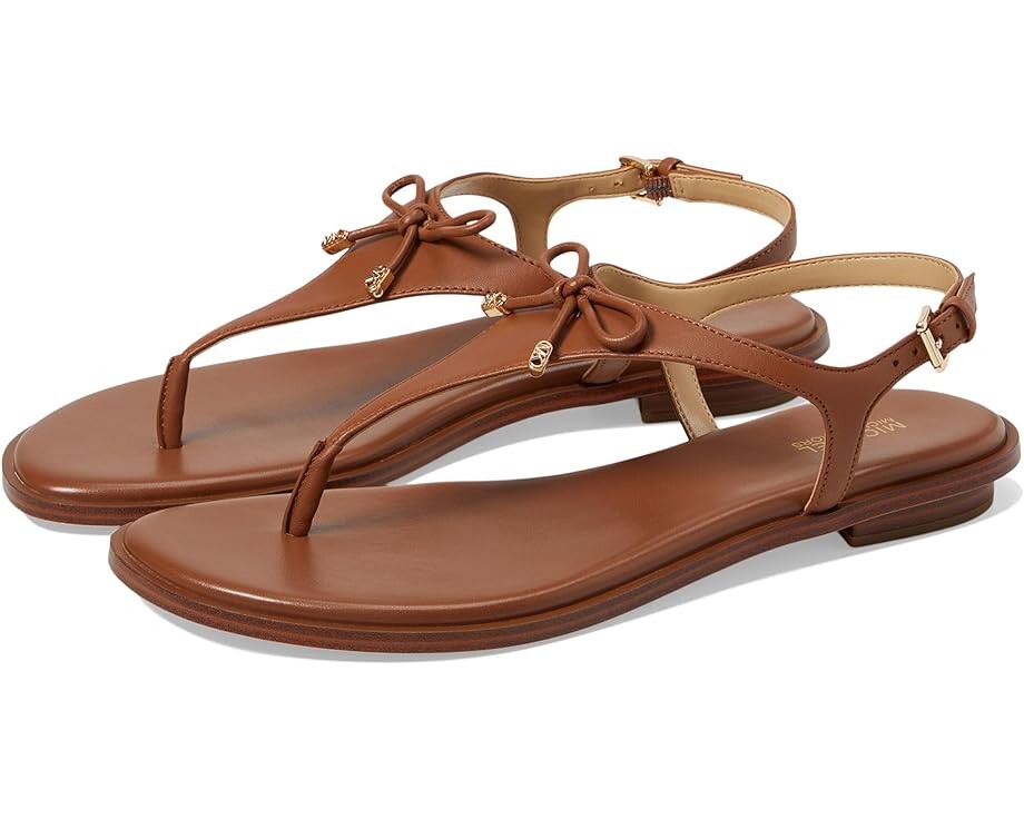 

Сандалии MICHAEL Michael Kors Nori Flat Thong, цвет Luggage