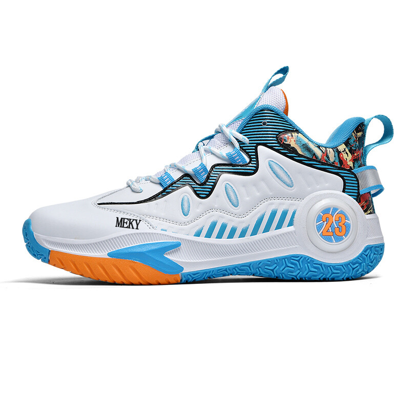 

Баскетбольные кроссовки Basketball Shoes Unisex Mid-Top Meky, черный