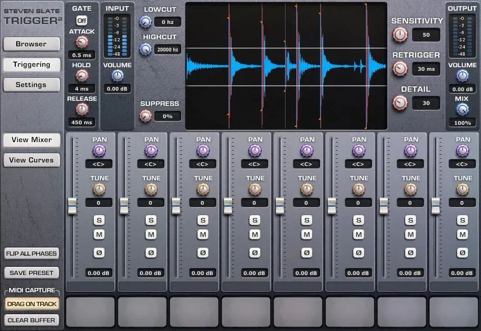 

Плагин для замены барабанов Steven Slate Drums Trigger 2 Platinum