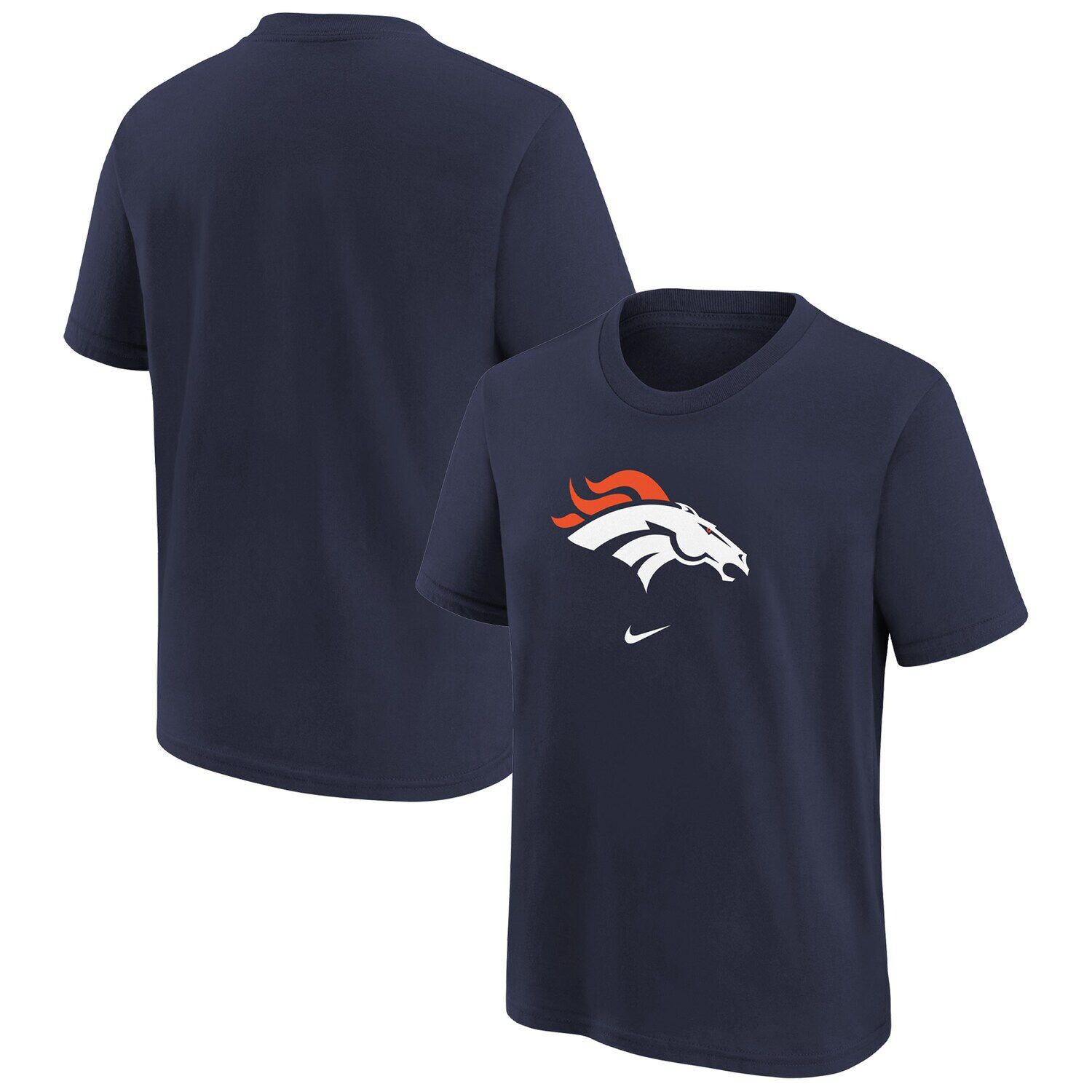 

Темно-синяя футболка Nike Denver Broncos Team для дошкольников с надписью Nike