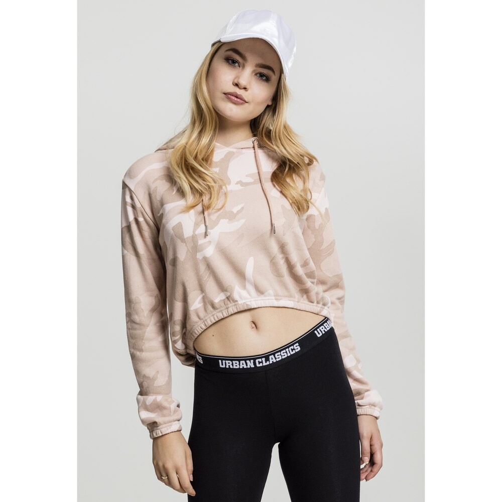 

Толстовка Urban Classics Hooded, розовый
