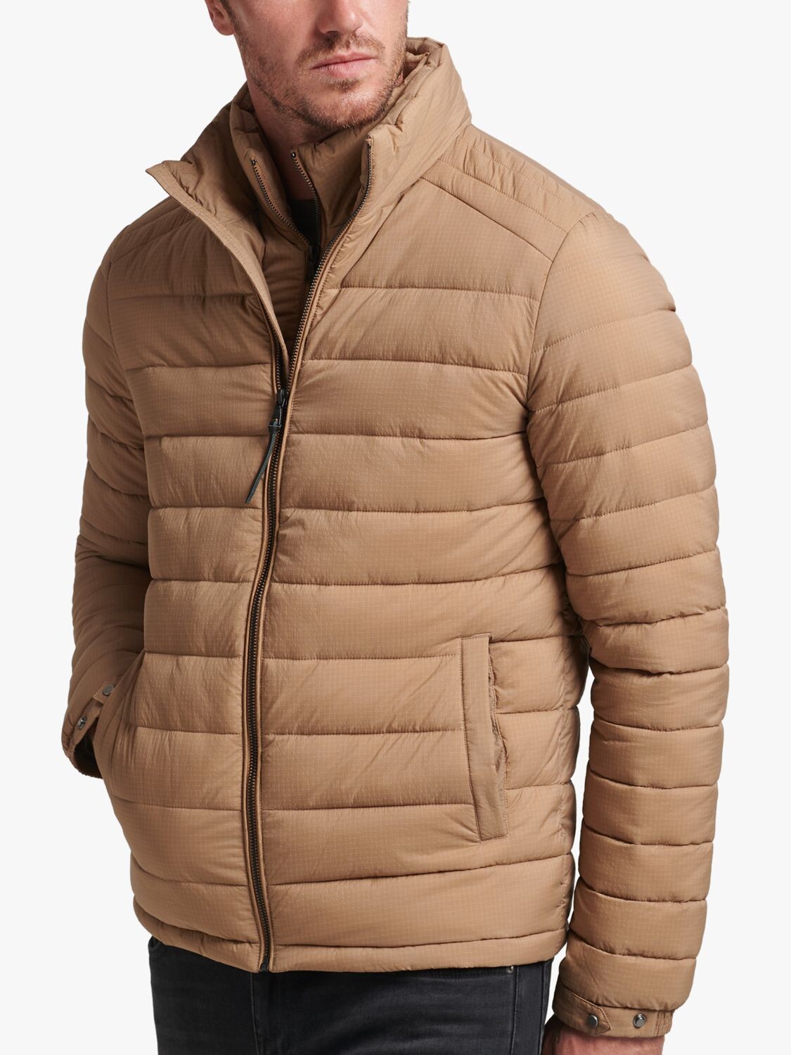 

Короткий легкий пуховик Superdry, цвет Woodsmoke