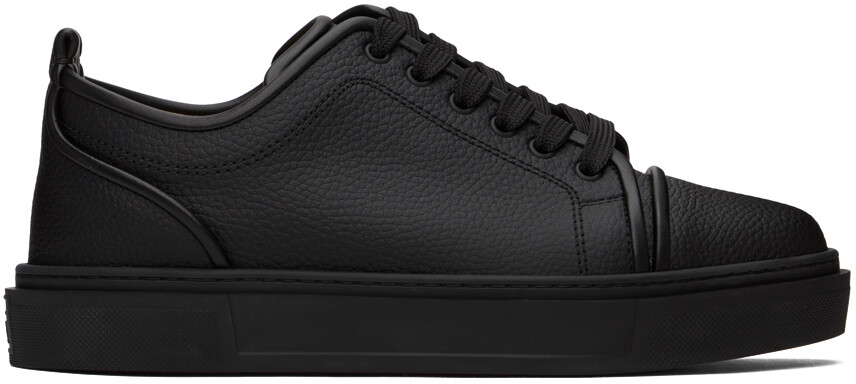 

Черные детские кроссовки Adolon Christian Louboutin
