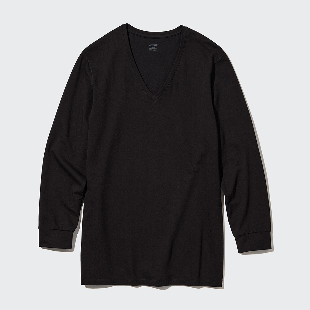 

Футболка Uniqlo Duoshuan HEATTECH с круглым вырезом, черный