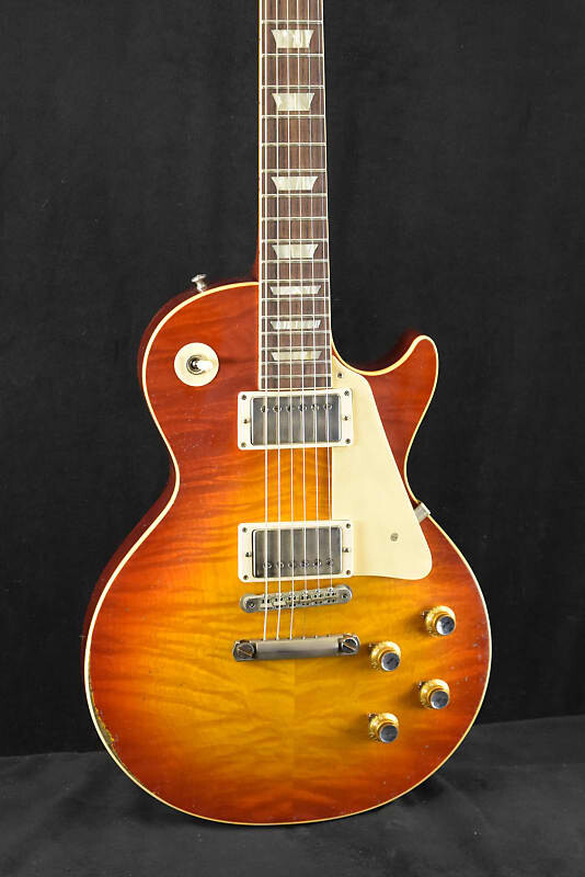 

Электрогитара Gibson Murphy Lab 1960 Les Paul Standard Tangerine Burst Heavy Aged