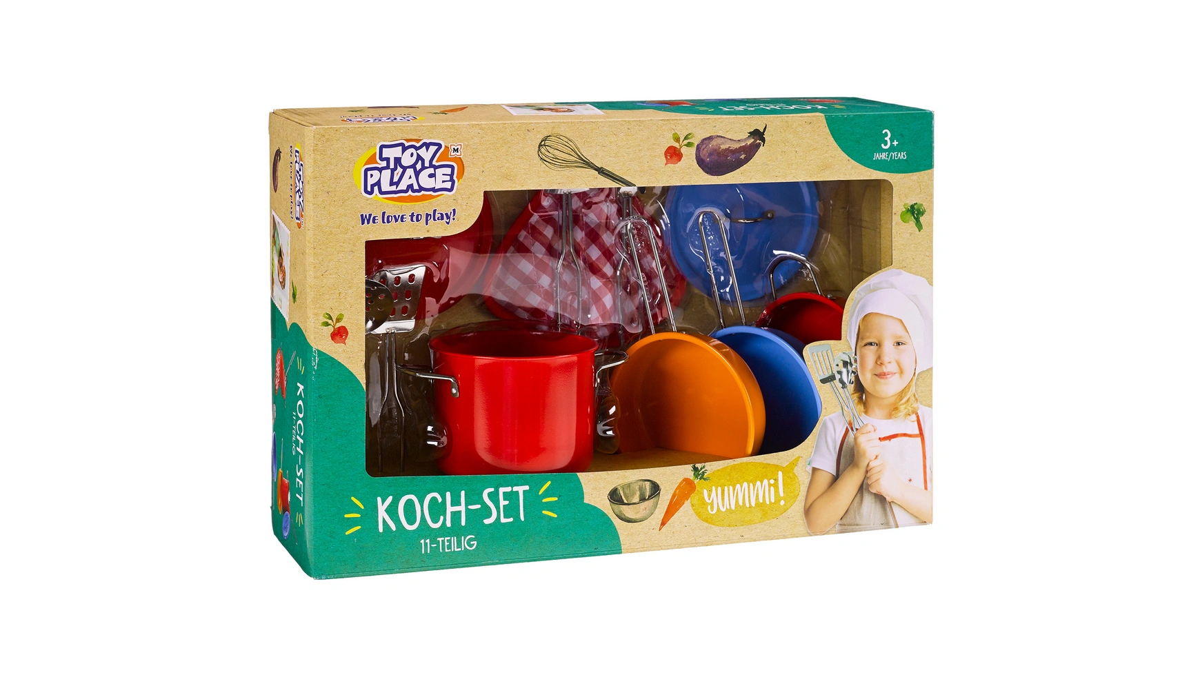 Müller Toy Place кухонный Набор, 11 предметов набор кастрюль с крышками
