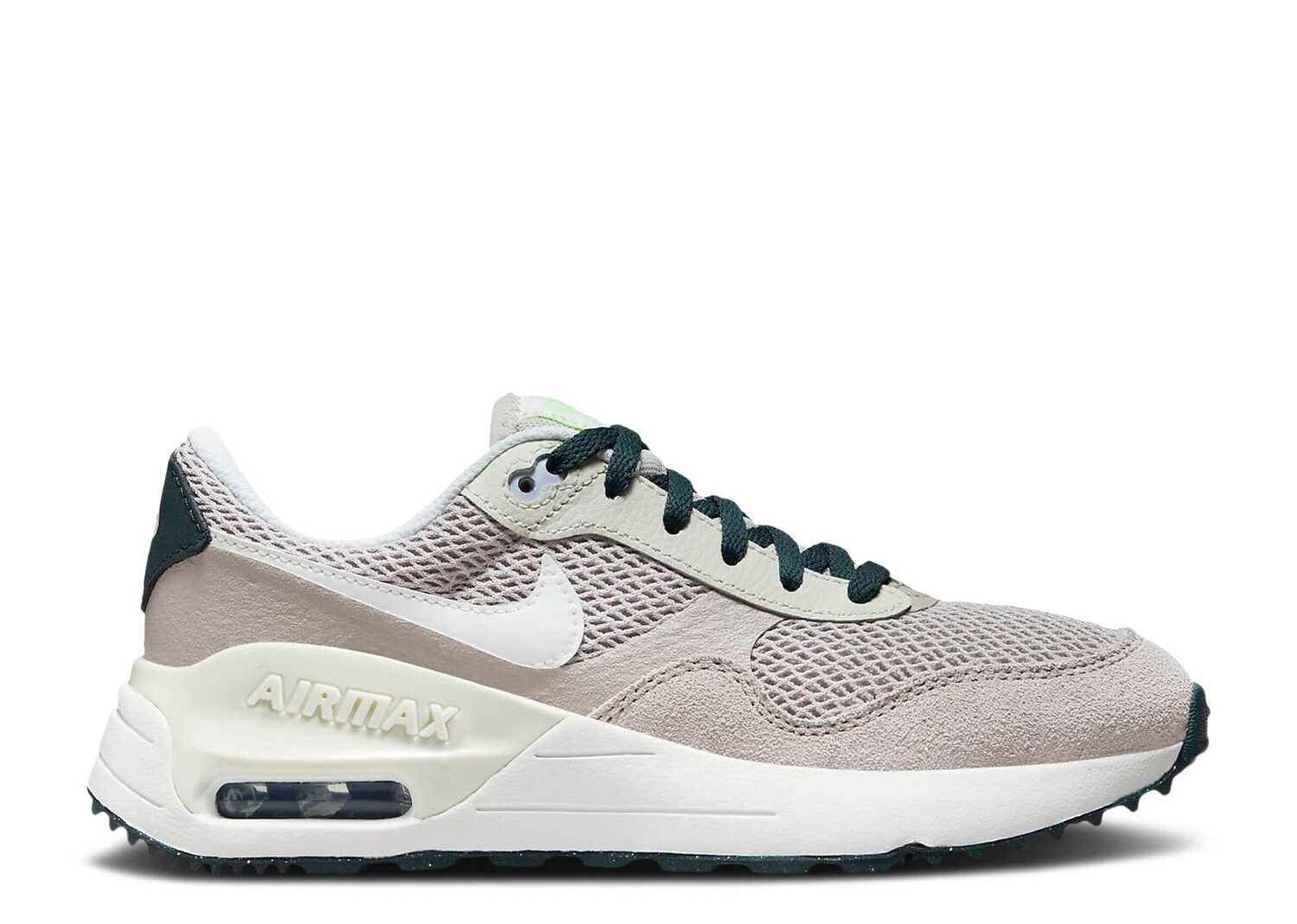 

Кроссовки Nike Air Max Systm Gs 'Light Iron Ore Summit White', зеленый