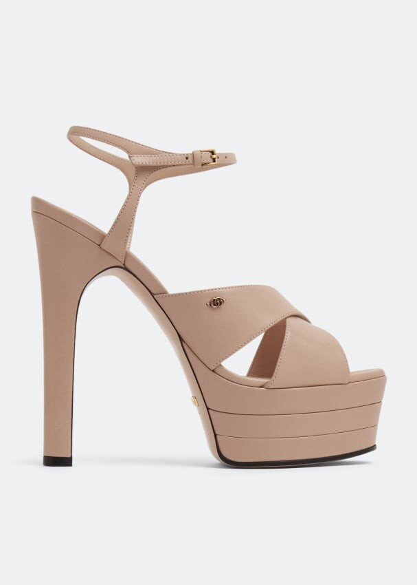 

Сандалии Gucci Platform, розовый