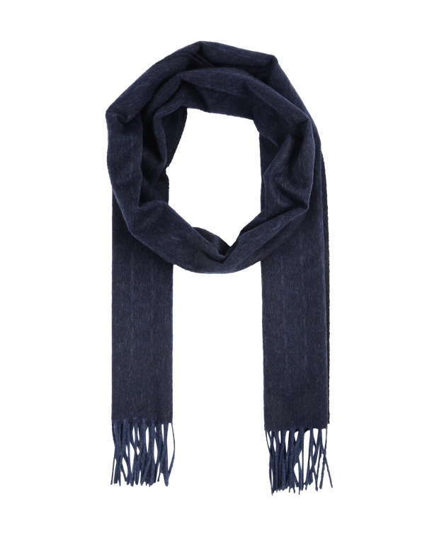 Кашемировый квадратный шарф , темно-синий Colombo