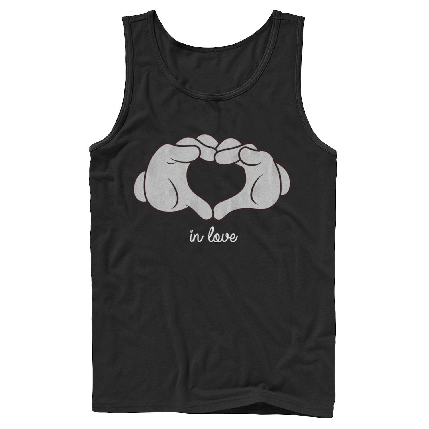 

Мужская майка Disney Mickey Mouse Heart Hands In Love