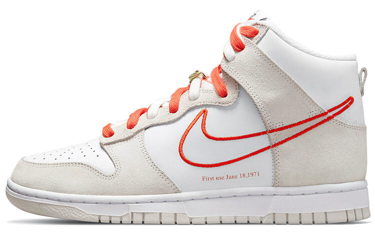 

Nike Dunk High First Use White Sail Orange (женские)