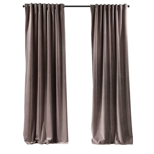 

Бархатная штора Puude Home Design 140245, 25x1x140 см цвет rehbraun