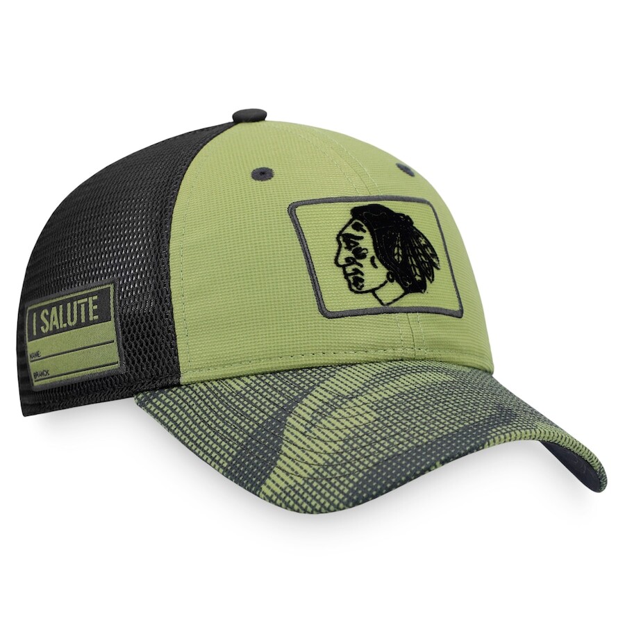 

Бейсболка Fanatics Branded Chicago Blackhawks, камуфляж