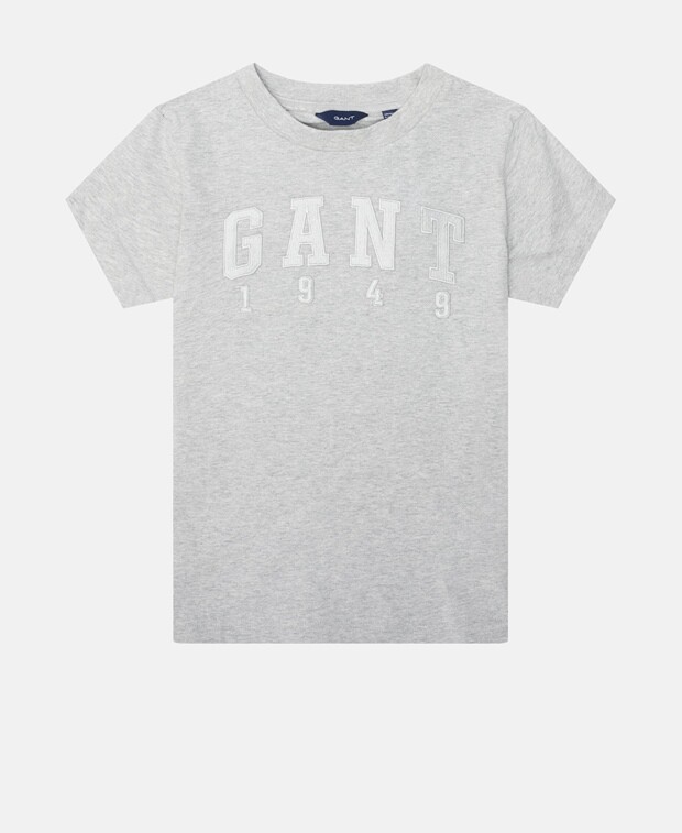 

Футболка Gant, светло-серый