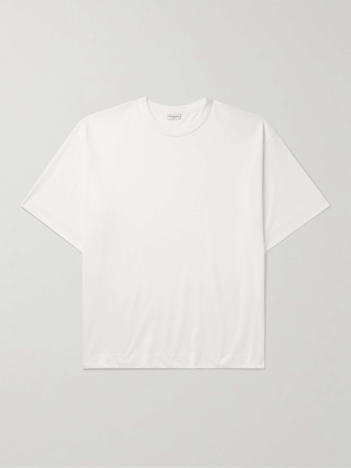 

Футболка оверсайз из хлопкового джерси DRIES VAN NOTEN, белый
