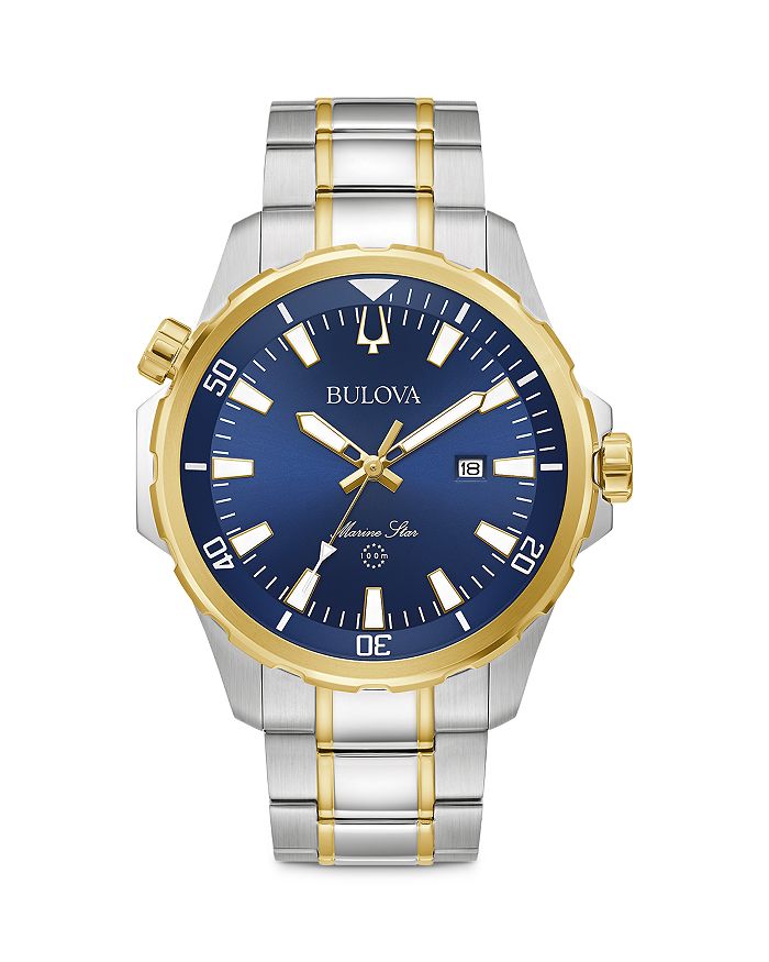 Часы морской звезды, 43 мм Bulova серьги blue gold