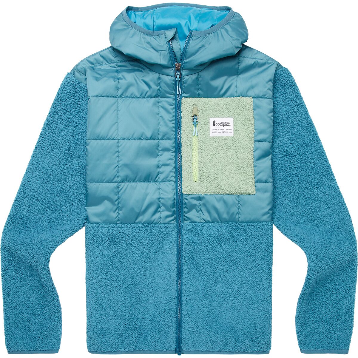 Гибридная куртка trico Cotopaxi, цвет blue spruce/drizzle trico
