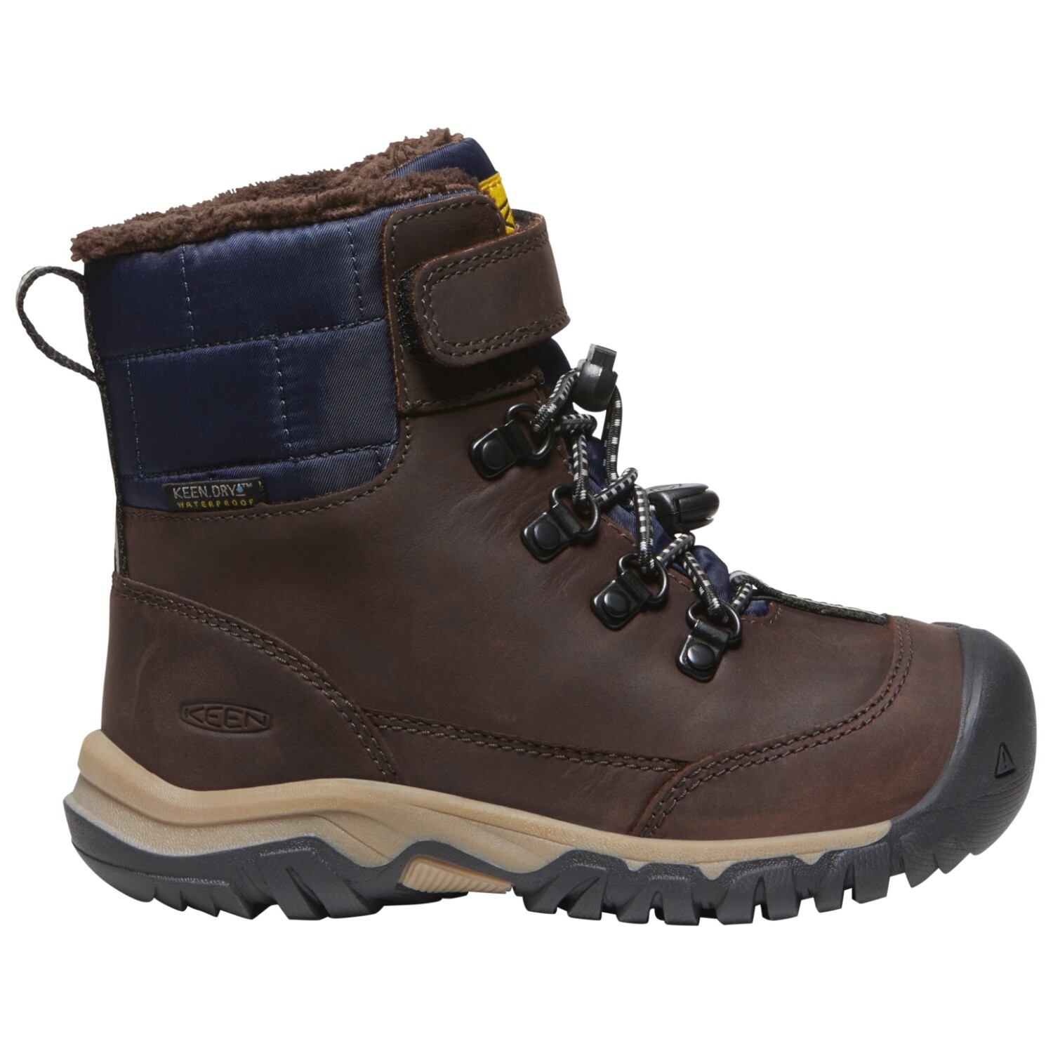 

Зимние ботинки Keen Kid's Kanibou WP, цвет Java/Naval Academy