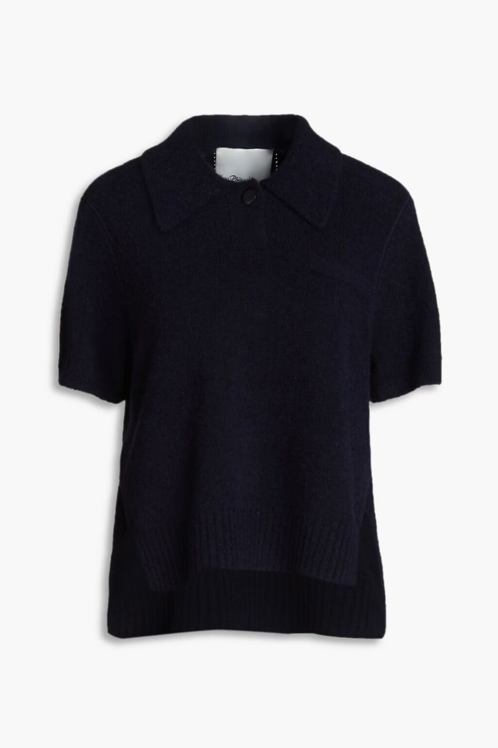 

Вязаный свитер-поло 3.1 Phillip Lim, темно-синий
