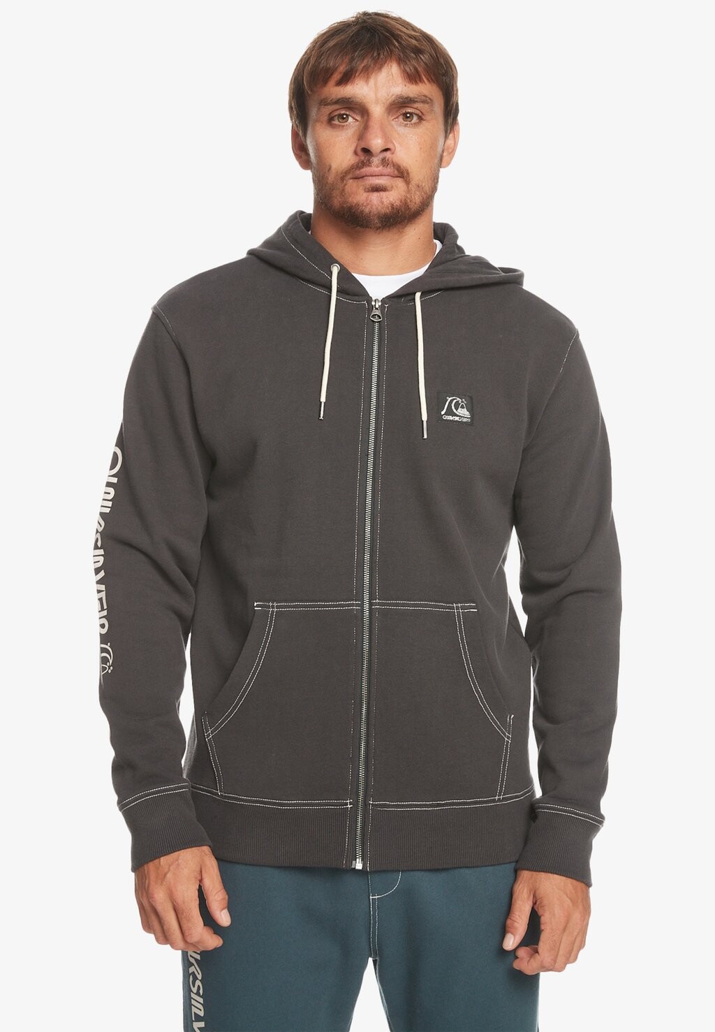 

Толстовка на молнии Quiksilver, черный