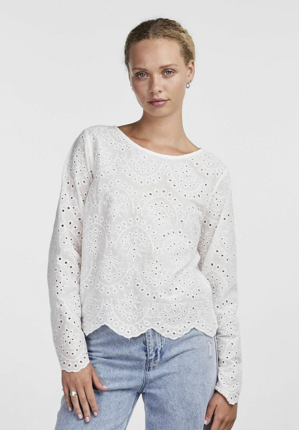 

Блузка Pieces LANGARM PCJANNI, цвет bright white