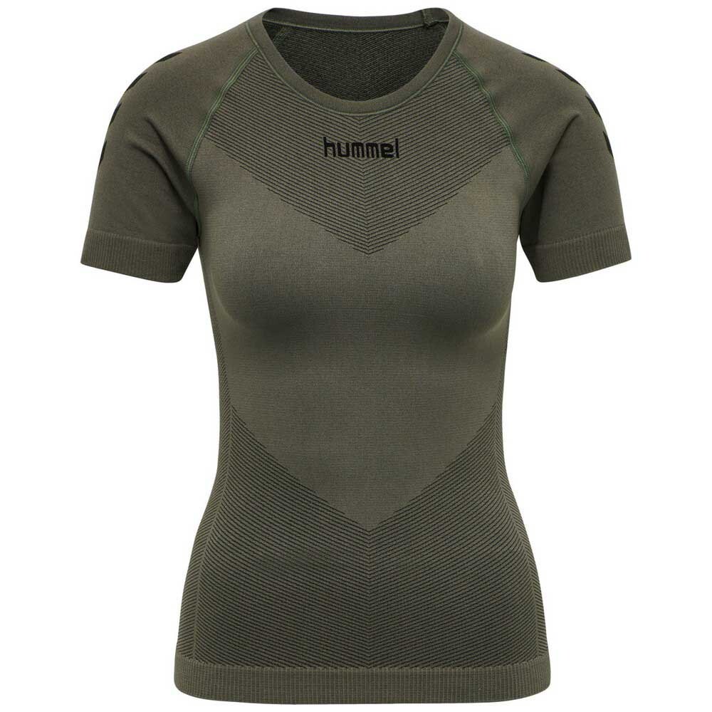 

Базовый слой с коротким рукавом Hummel First Seamless, зеленый