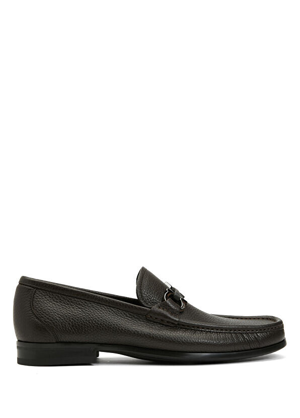 

Мужская кожаная сумка-драйвер с логотипом Ferragamo, коричневый