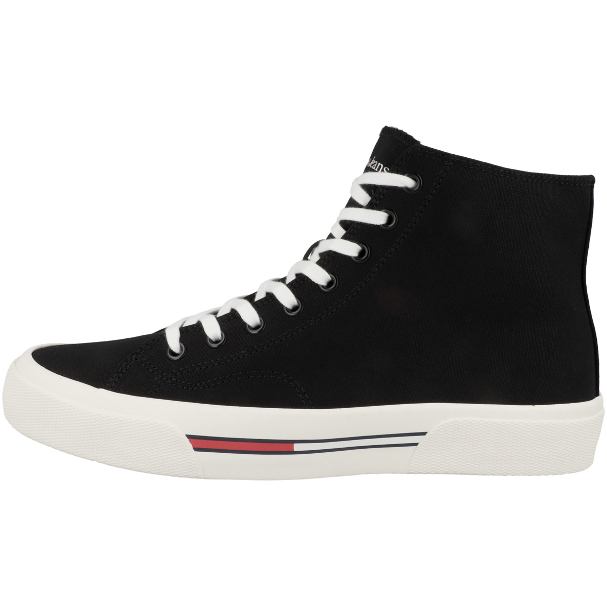 Высокие кроссовки Tommy Hilfiger mid Tommy Jeans Mid Canvas Color, черный кроссовки skate canvas mid tommy jeans белый