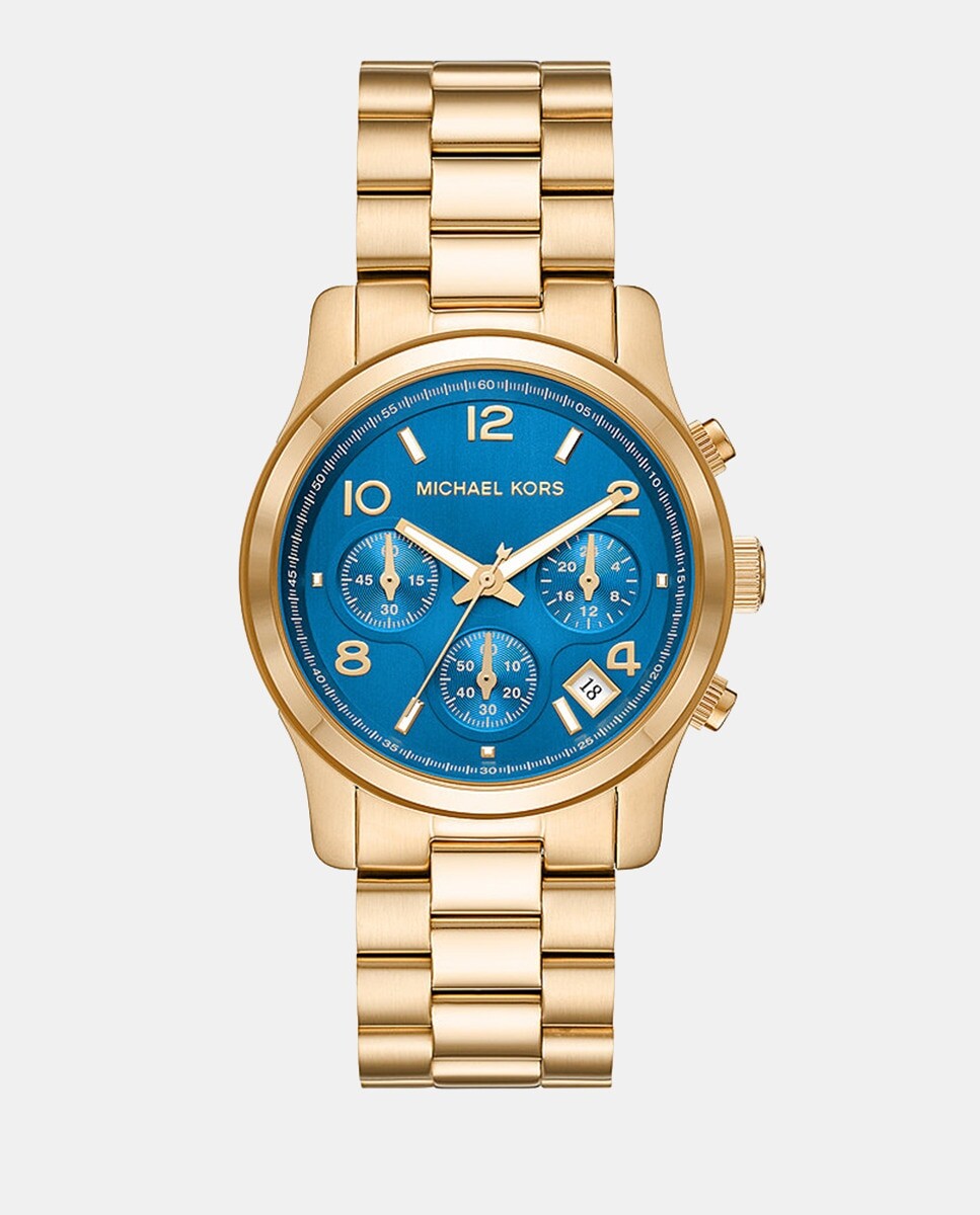 

Женские часы Runway MK7353 с хронографом из золотой стали Michael Kors, золотой
